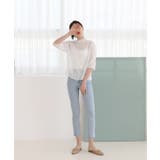 パステルカラー ハイネック チュール ブラウス | by muni:r | 詳細画像17 