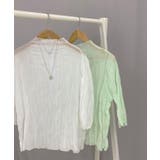 パステルカラー ハイネック チュール ブラウス | by muni:r | 詳細画像23 