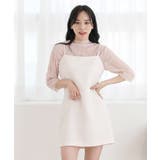 パステルカラー ハイネック チュール ブラウス | by muni:r | 詳細画像8 