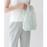 シフォン花刺繍シースルー トートバック | by muni:r | 詳細画像1
