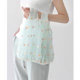 シフォン花刺繍シースルー トートバック | by muni:r | 詳細画像2