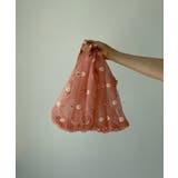 シフォン花刺繍シースルー トートバック | by muni:r | 詳細画像24
