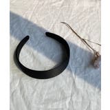 ブラック | デイリー ポイント サテン カチューシャ | by muni:r