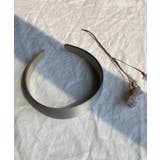 グレー | デイリー ポイント サテン カチューシャ | by muni:r