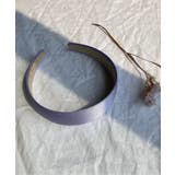 パープル | デイリー ポイント サテン カチューシャ | by muni:r