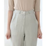 美脚パステルロングスラックス/しわ加工サテンフレアパンツ | by muni:r | 詳細画像15 