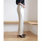 美脚パステルロングスラックス/しわ加工サテンフレアパンツ | by muni:r | 詳細画像27 