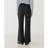 美脚パステルロングスラックス/しわ加工サテンフレアパンツ | by muni:r | 詳細画像35 