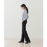 美脚パステルロングスラックス/しわ加工サテンフレアパンツ | by muni:r | 詳細画像40 