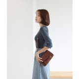 ラウンドネック スリムライン ソフトリブ 7分丈 Tシャツ | by muni:r | 詳細画像13