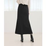 Aライン ウエストゴム ロングスカート/フレア美ライン スカート | by muni:r | 詳細画像1 