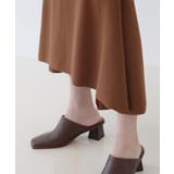 Aライン ウエストゴム ロングスカート/フレア美ライン スカート | by muni:r | 詳細画像21 