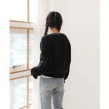 ステッチラインVネックカーディガン | by muni:r | 詳細画像8 