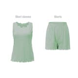 ノースリーブ パジャマ リブ素材 | candy-house  | 詳細画像5 