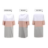 バイカラー カットソー ワンピース | candy-house  | 詳細画像17 