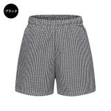 ブラック | レディース ショートパンツ ギンガムチェック | candy-house 