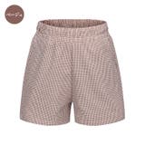 ベージュ | レディース ショートパンツ ギンガムチェック | candy-house 