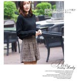 ショートパンツ チェック柄 厚手 | candy-house  | 詳細画像12 