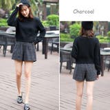 ショートパンツ チェック柄 厚手 | candy-house  | 詳細画像17 