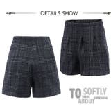 ショートパンツ チェック柄 厚手 | candy-house  | 詳細画像20 