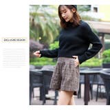 ショートパンツ チェック柄 厚手 | candy-house  | 詳細画像5 