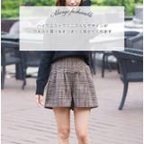 ショートパンツ チェック柄 厚手 | candy-house  | 詳細画像9 