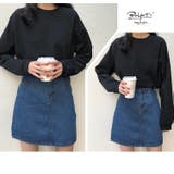 クルーネック ロングスリーブ Tシャツ | candy-house  | 詳細画像8 