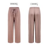 ココアブラウン | ワイドパンツ ガウチョ 8色 | candy-house 