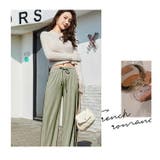 オリーブ | ワイドパンツ 4色 ガウチョパンツ | candy-house 