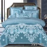 布団カバー ダブル 刺繍 シルキー 4点  1102 | candy-house  | 詳細画像10 