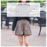 レディース ショートパンツ グレンチェック | candy-house | 詳細画像2