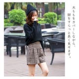 レディース ショートパンツ グレンチェック | candy-house | 詳細画像10