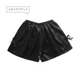 Aタイプ/ブラック | レディース ペチパンツ サテン | candy-house 