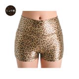ヒョウ柄 | レディース ショートパンツ フェイクレザー | candy-house 