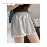 Aタイプ/シルバー | レディース ペチパンツ サテン | candy-house 