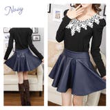 レディース ミニスカート フェイクレザー | candy-house  | 詳細画像3 