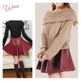 レディース ミニスカート フェイクレザー | candy-house  | 詳細画像4 