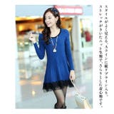 レディース ニットワンピース 長袖 | candy-house  | 詳細画像3 