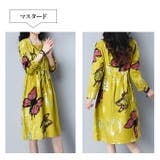 マスタード | レディース ワンピース 長袖 | candy-house 