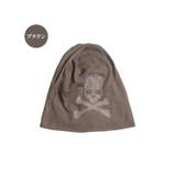 ブラウン | レディース ニット帽 ドクロマーク | candy-house