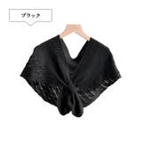 ブラック | レディース ボレロ 透かし編み | candy-house 