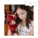 ワイン | レディース 手袋 指切り | candy-house 