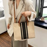 ブラック | キャンバストートバッグ 2WAY 上品レザー | Carpe diem