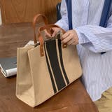 キャンバストートバッグ 2WAY 上品レザー | Carpe diem | 詳細画像6 
