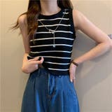 ブラックボーダー | タンクトップ インナー トップス | Carpe diem