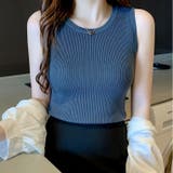 リブニット タンクトップ インナー | Carpe diem | 詳細画像6