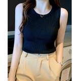 リブニット タンクトップ インナー | Carpe diem | 詳細画像2