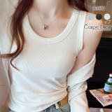 ホワイト | タンクトップ インナー ノースリーブ | Carpe diem