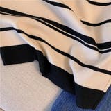 ボーダー柄ニットタンクトップ サマータンクトップス ショート丈タンクトップ | Carpe diem | 詳細画像9