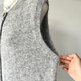 ふんわりシャギー ニットベスト トップスニット | Carpe diem | 詳細画像13 